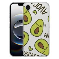 TPU Hoesje iPhone 16e - Avocado Singing Backcover TPU Hoesje iPhone 16e - Avocado Singing Backcover