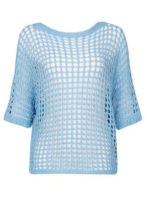 Top Gehaakt Lichtblauw