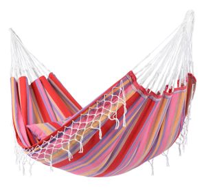 'Tobago' Cali Tweepersoons Hangmat - 180 kg - Roze - Brazilië - Tropilex