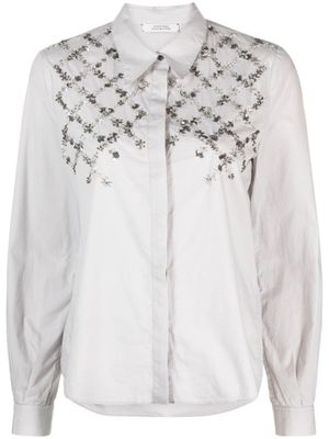 Dorothee Schumacher Blouse met geborduurde bloemen - Grijs