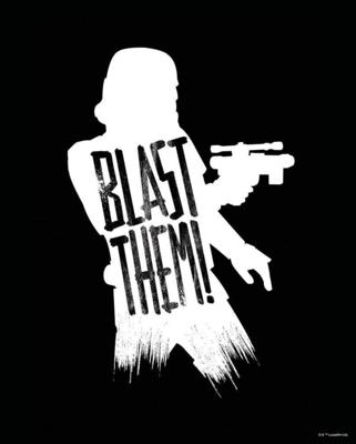 Kunstdruk Star Wars Silhouette Quotes Stormtrooper 40x50cm