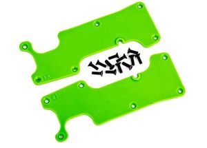 Traxxas - Suspension arm covers, green, rear (left and right)/ 2.5x8 CCS (12) (TRX-9634G)