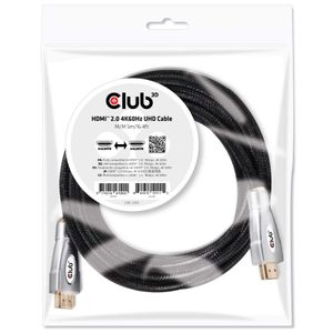 CLUB3D HDMI 2.0 4K60Hz UHD Kabel 5 meter