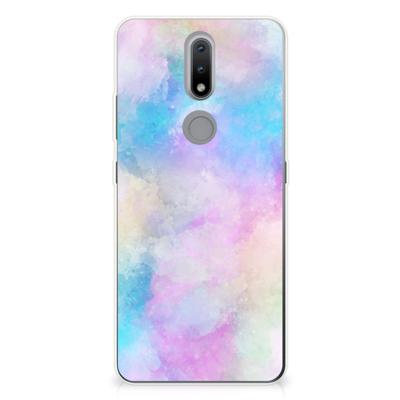 Smartphone hoesje Nokia 2.4 Watercolor Light Smartphone hoesje Nokia 2.4 Watercolor Light