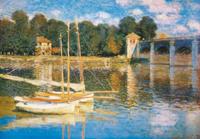 Kunstdruk Claude Monet - Le pont d&apos;Argenteuil 98x68cm