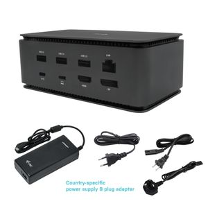 i-tec Metal USB4 Docking station Dual 4K HDMI DP with Power Delivery 80 W + Universal Charger 100 W