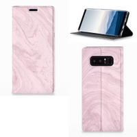 Samsung Galaxy Note 8 Standcase Marble Pink - Origineel Cadeau Vriendin - thumbnail