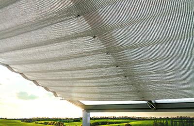 Zonnedoek 200x600 cm parelmoer Prince Line - Outdoor queen