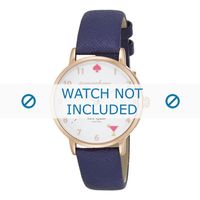 Horlogeband Kate Spade New York KSW1040 Leder Blauw 16mm - thumbnail