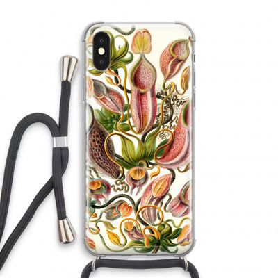 Haeckel Nepenthaceae: iPhone X Transparant Hoesje met koord