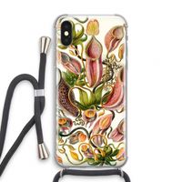 Haeckel Nepenthaceae: iPhone X Transparant Hoesje met koord