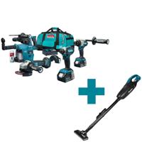 Makita DLX4155TX1 Accu Combiset 4-delig 18V 5.0Ah in Tas