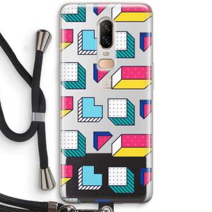 8-bit N°7: OnePlus 6 Transparant Hoesje met koord