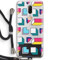 8-bit N°7: OnePlus 6 Transparant Hoesje met koord