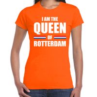 Oranje I am the Queen of Rotterdam shirt - Koningsdag t-shirt voor dames 2XL  -