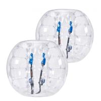 VEVOR opblaasbare bumperballen, 2 stuks, 1,2 m body Sumo Zorb-ballen voor tieners en volwassenen, 0,8 mm dikke PVC menselijke hamster-bubbelballen voor buitenteam-gamingspellen, bumper-bopper-spel