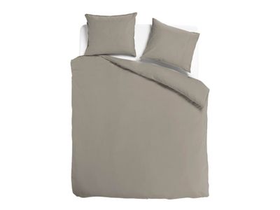 Dekbedovertrek Noa Taupe | totaalBED | 2-persoons