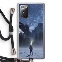 Wanderlust: Samsung Galaxy Note 20 / Note 20 5G Transparant Hoesje met koord