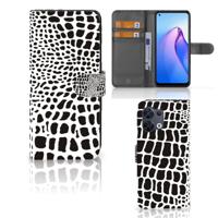 OPPO Reno8 | Telefoonhoesje | Met pasjeshouder | Slangenprint