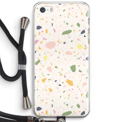 Terrazzo N°21: iPhone 5 / 5S / SE Transparant Hoesje met koord