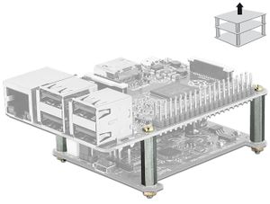 DeLOCK Raspberry Pi montageset, 20mm bevestiging