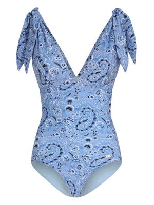 ETRO maillot de bain à motif cachemire - Bleu