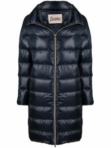 Herno doudoune mi-longue - Bleu