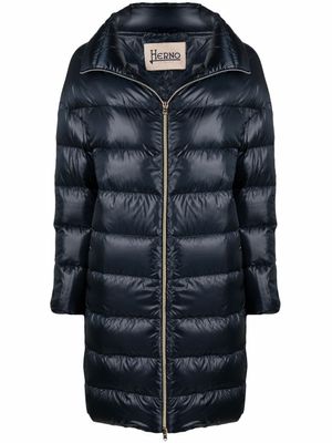 Herno doudoune mi-longue - Bleu