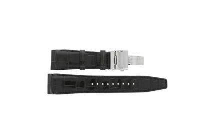 Horlogeband Seiko 7X52-0AK0 / SAS038J1 / L0BG012J9 Krokodillenleer Grijs 24mm