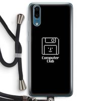 Hello: Huawei P20 Transparant Hoesje met koord