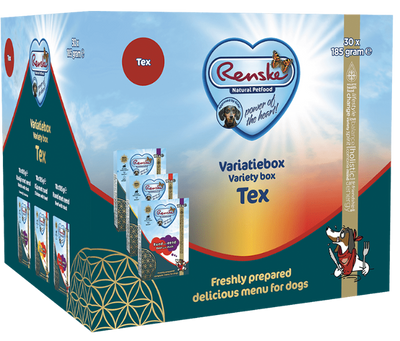 Renske variatiebox Tex 30 x 185gram hondenvoer