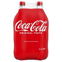 Frisdrank coca cola regular petfles 1.5 liter | 4 stuks