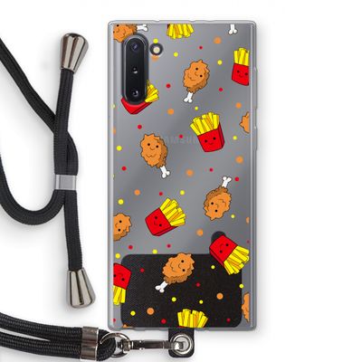 Chicken 'n Fries: Samsung Galaxy Note 10 Transparant Hoesje met koord