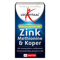 Lucovitaal Zink Methionine & Koper Tabletten - thumbnail