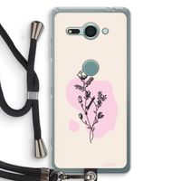 Roses are red: Sony Xperia XZ2 Compact Transparant Hoesje met koord