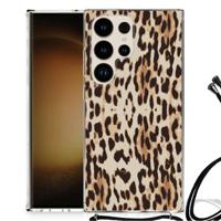 Samsung Galaxy S24 Ultra Case Anti-shock Leopard