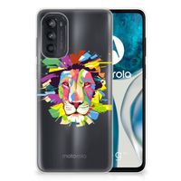 Motorola Moto G52/G82 Telefoonhoesje met Naam Lion Color