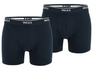 MEXX 2 heren boxers (M, Marineblauw/marineblauw)