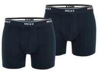 MEXX 2 heren boxershorts (M, Marineblauw/marineblauw)