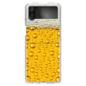 Samsung Galaxy Z Flip 4 Siliconen Case Bier