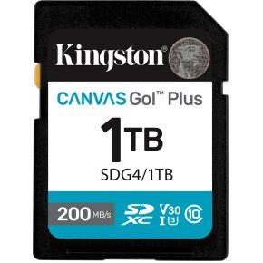 Kingston Technology 1TB SDXC Canvas Go Plus Gen4 200MB/s C10 UHS-I U3 V30