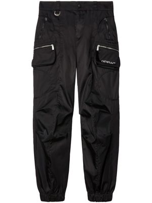 Off-White pantalon Books à poches cargo - Noir