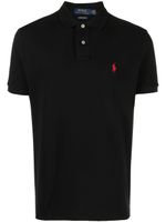 Polo Ralph Lauren polo à motif Polo Pony brodé - Noir - thumbnail