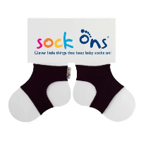 Sock Ons zwart-6-12 mnd