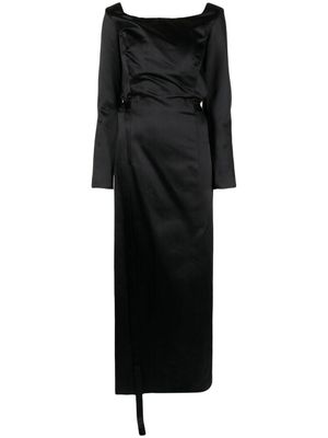 LITKOVSKA robe longue à détail de laçage - Noir