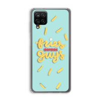 Always fries: Samsung Galaxy A12 Transparant Hoesje