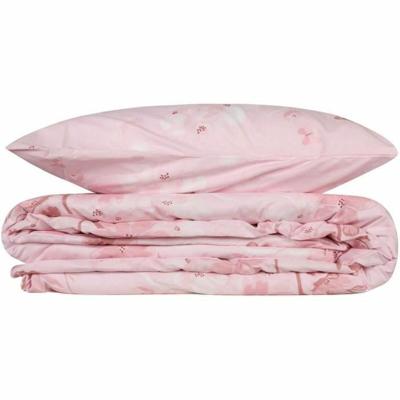 Dekbedovertrek set Roze Bed van 200 3 Onderdelen
