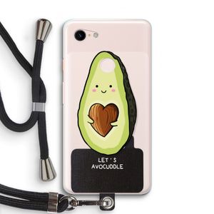 Avocuddle: Pixel 3 XL Transparant Hoesje met koord