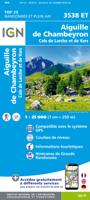 Wandelkaart - Topografische kaart 3538ET Aiguille de Chamberyron | IGN - Institut Géographique National