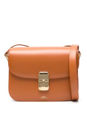 A.P.C. petit sac porté épaule Grace - Marron